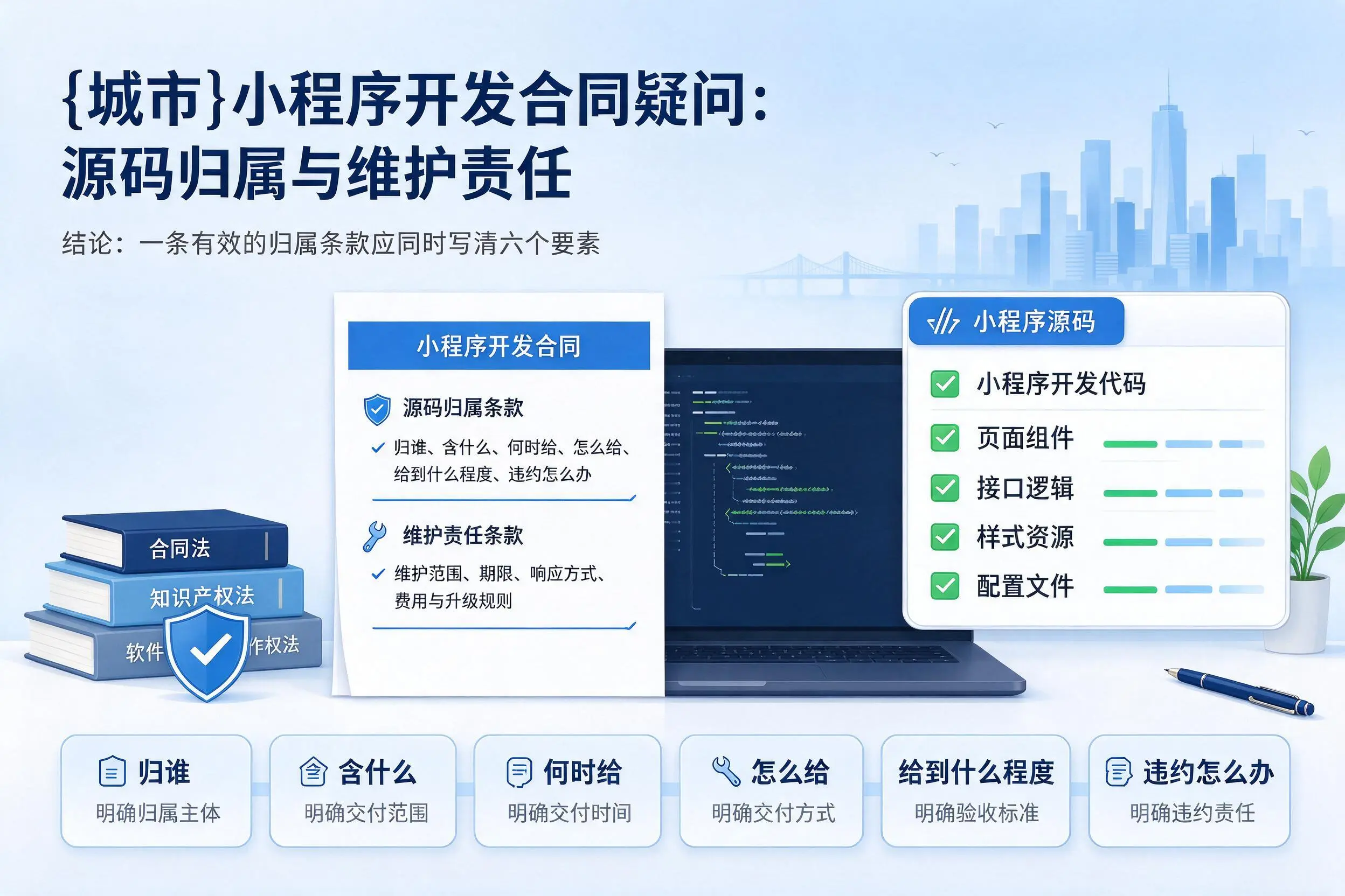 湘西小程序开发合同疑问:源码归属与维护责任