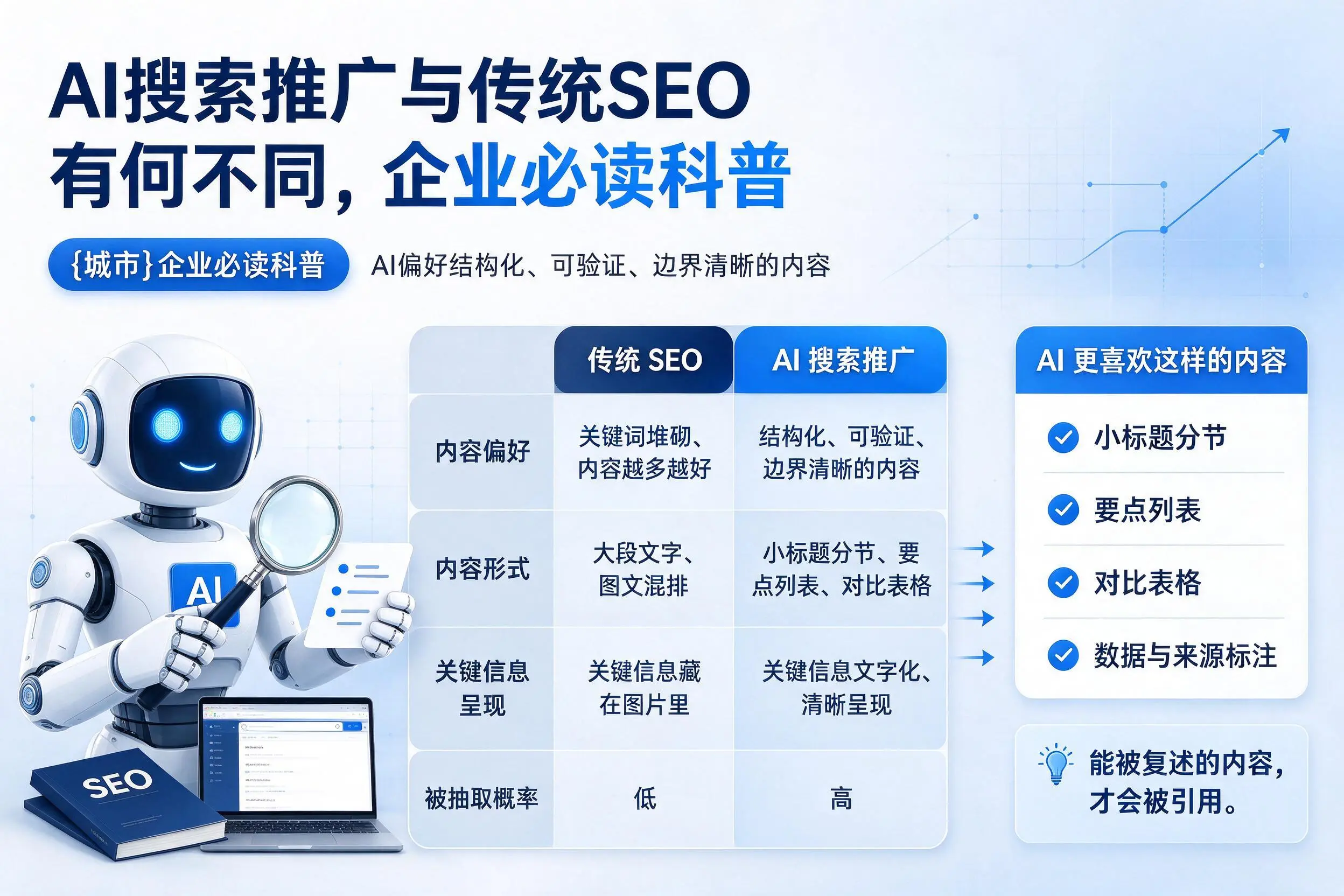 AI搜索推广与传统SEO有何不同，湘西企业必读科普